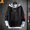 Hollow Knight Tops Fake Two-Piece Sweatshirts