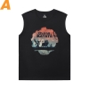 Cool Skjortor Lilo Stitch Svart Ärmlös T Shirt