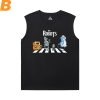 American Anime Futurama Black Sleeveless Tshirt Quality T-Shirt