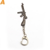 6 cm Metal silah tabancası Anahtarlık Takı Pubg
