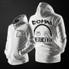 Chất lượng One Punch Man Sweatshirt Men đen Cotton dây kéo áo len