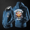 One Punch Man Sweatshirt men đen bông Zipper Hoody