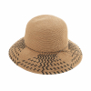 Ladies Summer Travel Wild Straw Hat Handmade Portable Beach Holiday Sun Hat Beige
