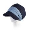 Beige weiblich elegant Beret Hut Freizeit Anti-UV-achteckige Mütze Womens Outdoor Travel Fisherman Sonnenhüte