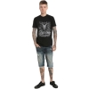 Abazagorath Heavy Metal Rock Print T-Shirt Black