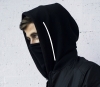 Alan Walker cappuccio nero luminoso sbiadito Felpa cool