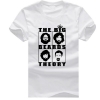 Stora teorin tecken tecken T-shirt Röd XXL Tee