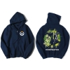 Blizzard Overwatch Genji barbati Hoodie negru cu glugă Sweat Shirts