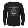 Skjend Hans Lik Tees Norvège T-shirt punk noir en métal