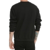 Cool sweatshirt met ronde hals en metallieke stijl