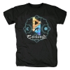 T-shirt escravo do metal do preto do t-shirt