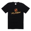 Flash tričko TV tlač Tees Plus veľkosť čierna