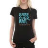 Magliette Game Over Black per Donna