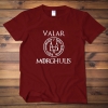 Hra tričiek tričká VALAR MORGHULIS Black Tee