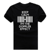 Geek Sheldon Håll lugn T-shirt Storvång svart utslagsplats