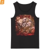 Almanya Metal Kolsuz Grafik Tees Kreator Tank Tops