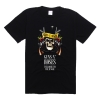 Vapen och rosor Skull utslagsplats Svarta män Tshirt