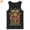 Canotte Watain in metallo nero senza maniche con grafica Rock senza maniche in metallo