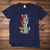 Justice League Batman Tshirt Bạn không thể cứu thế giới một mình Tees