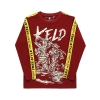 Lol Keld Hero T-shirt Long Sleeve Red Wine Tee