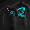 Luminous Fairy Tail Polo Shirt negru XXL bărbați Polo T shirt