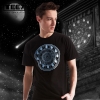 Leuchtendes Heiliges Seiya Feuer-Uhr-T-Shirt
