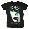 T-shirt de Marilyn Manson nós metal Camiseta