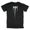 T-shirt de Marilyn Manson nós metal Camiseta