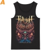 Kovové bez rukávov grafické tričko Fallujah Tank Tops