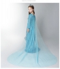 Frozen Princess Dress Girls Elsa Frozen Cosplay Costume for Kids