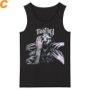 Bayan Mayıs Kolsuz Tişörtleri Bize Metal Kaya Tank Tops