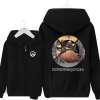 Bohater Overwatch Roadhog towar męskie czarne bluzy