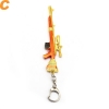Pubg metal weapon gun model Key Chains