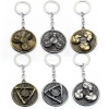 Quality Battlegrounds Rotating Metal 3D Helmet Key Chain Pendant