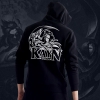 Calidad League of Legends LOL Kayn Sudadera con capucha Zip Up Sudadera negra