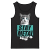 Kalite Bayan Ben Olabilir Kolsuz Tee Gömlek Bize Metal Kaya Tank Tops