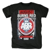 Ugust Burns Red T-Shirt Hard Rock Metal Punk Band Grafické tričko