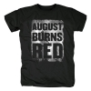 Ugust Burns Red T-Shirt Hard Rock Metal Punk Band Grafické tričko