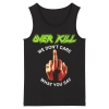 Unique Overkill Sleeveless Tee Shirts Us Metal Rock Tank Tops