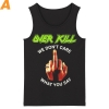 Unique Overkill Sleeveless Tee Shirts Us Metal Rock Tank Tops