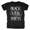 Bize Hard Rock Grafik Tees Başar Siyah Peçe Gelinler Bant T-Shirt