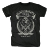 Klasické čierne tričko s krátkym rukávom Uk Metal Rock T-Shirt