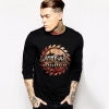 White Chapel T-shirt met lange mouwen Rock Music Team Tee