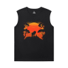 The Lion King Men'S Sleeveless T Shirts Cotton Cotton Simba Tees