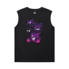 Pokemon trička bez rukávů Pánské bavlněné tričko Gengar