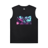Vintage Anime Kujo Jotaro Camiseta JoJo Camiseta sin Mangas Hombres Gimnasio