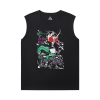 Maskeret Rytter Tee Vintage Anime ærmeløs T shirt sort