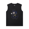 Batman Sleeveless Crew Neck T Shirt Justice League Marvel T-Shirt