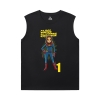 The Avengers Shirts Marvel Capitán Marvel camisetas sin mangas para el gimnasio