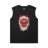 Princess Mononoke Mens Designer Sleeveless T Shirts Miyazaki Hayao Cool Tees
